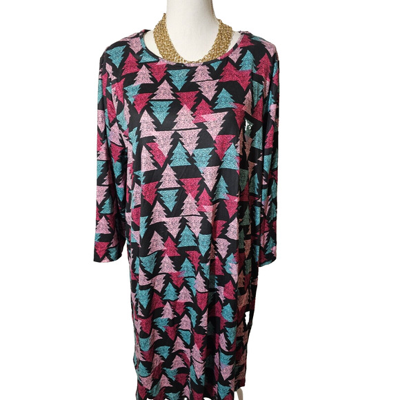 NWT Celebrate Together Womens Christmas Tree Shift Casual Holiday Dress Size XXL - Picture 1 of 5